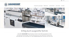 Desktop Screenshot of hahndorf.com
