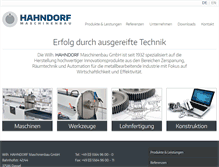 Tablet Screenshot of hahndorf.com